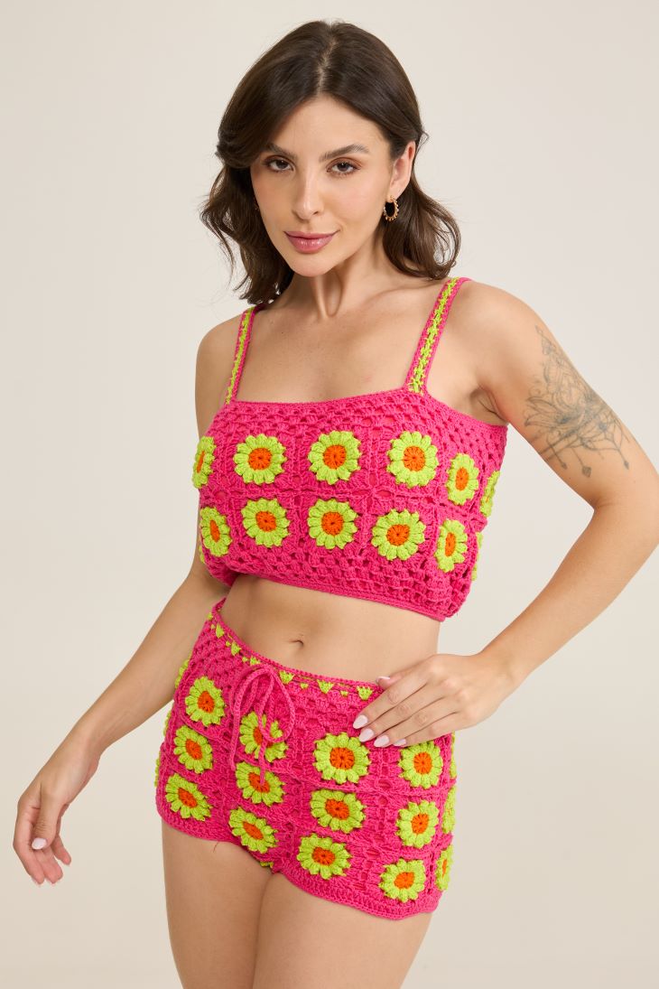 Conjunto Top e Short Dayse